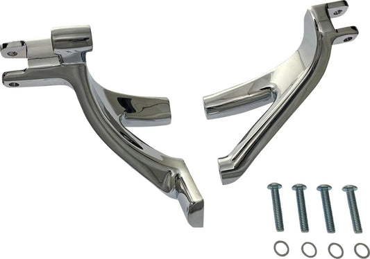 DRAG SPECIALTIES Forward Control Mount i krom bild 1 PMMEDIA:2c06405846f2e460