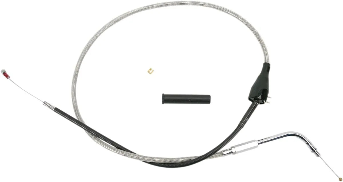 Drag Specialties Stainless Braided Idle Cable Tomgångskablar bild 10 PMMEDIA:fb8cb8dd9b15ebff