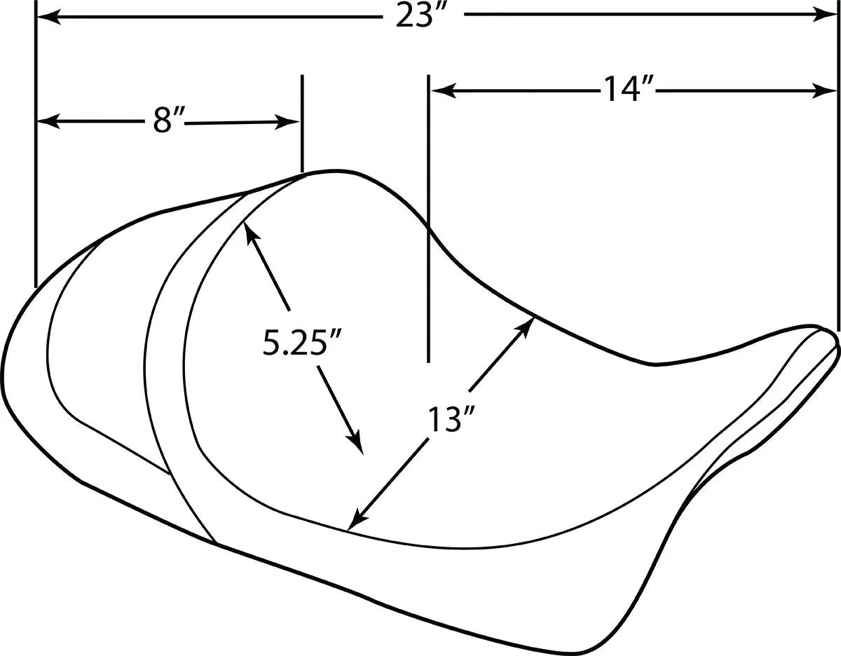 Drag Specialties Seats EZ-ON Mount Forward Low Solo Seat Sadlar Harley Touring bild 14 PMMEDIA:f1a7587ce2c10ad3