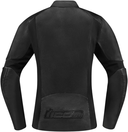 ICON Women's Overlord™ Motorcykeljacka i Skinn XS bild 2 PMMEDIA:4a08efd17fe1b4ac