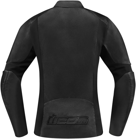 ICON Women's Overlord™ Motorcykeljacka i Skinn XS bild 2 PMMEDIA:4a08efd17fe1b4ac