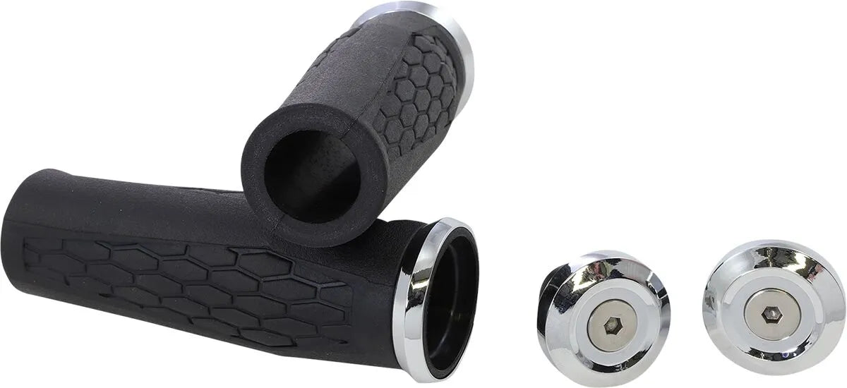 KURYAKYN Hex Grips 7/8 tum Universal Krom bild 1 PMMEDIA:ae26e938cf133cba