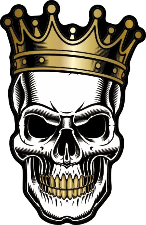 ONEDESIGN Flat Label UV-skyddad Skull Dekal bild 2 PMMEDIA:31fb6ae3673094a8