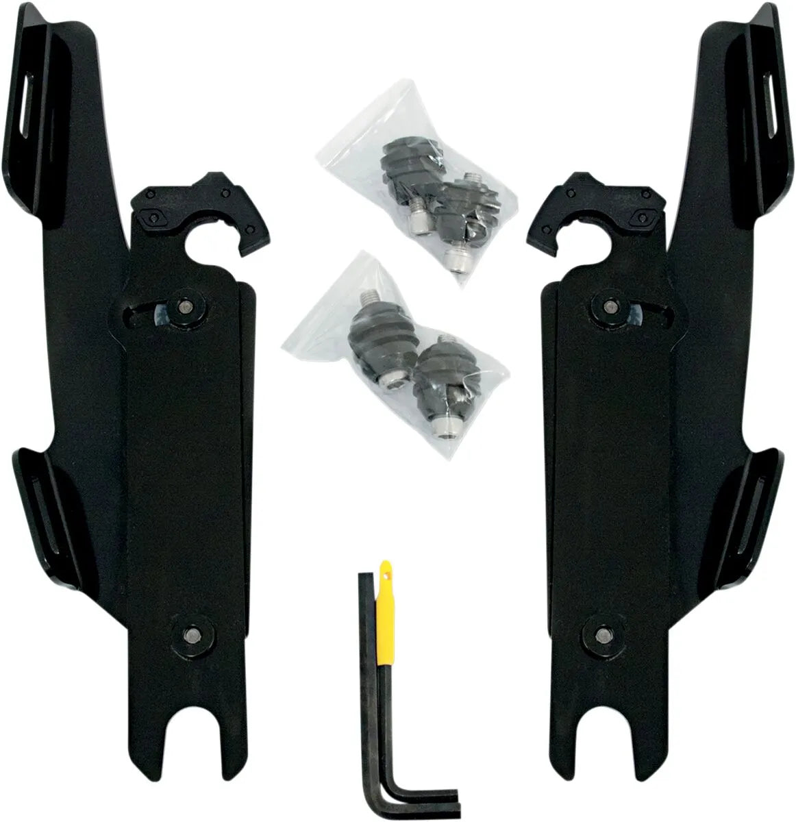 Memphis Shades Hd Fats/Slim Windshield Trigger-Lock Complete Mount Kit Fästdelar & kit för vindrutor bild 18 PMMEDIA:5d392d19c8ec8129
