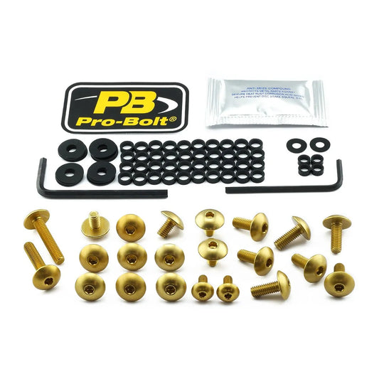PRO BOLT Aluminium Fairing Bolt Kit för Kawasaki bild 1 PMMEDIA:b8a9e7852f7968f9