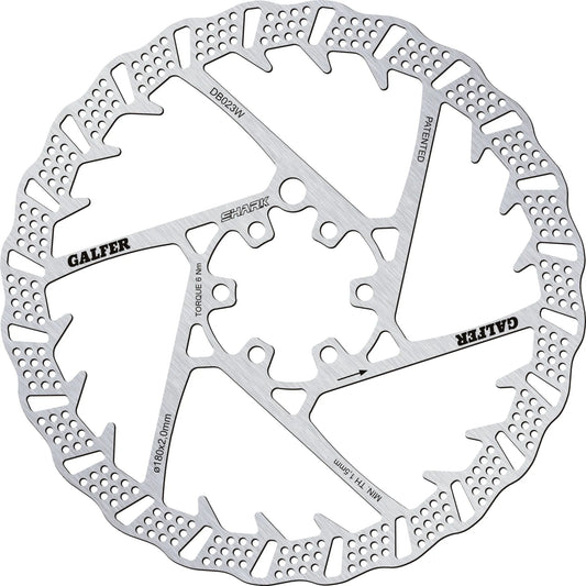 GALFER Fixed Disc Shark 180x2,0 mm bromsskiva bild 1 PMMEDIA:0f8885d7c2376266
