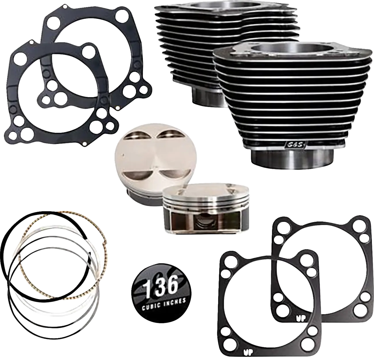 S&S CYCLE 136" Big Bore Cylindersats bild 1 PMMEDIA:a79b38448a01983f