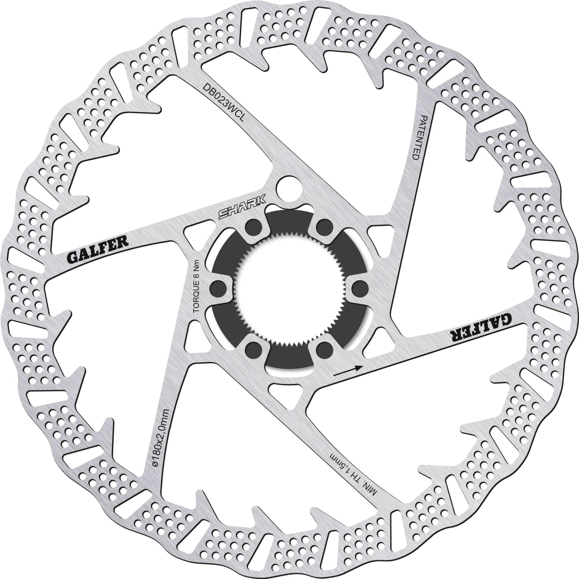 Galfer Fixed Disc Shark® Center-Lock Bromsskivor offroad bild 4 PMMEDIA:e82040d28337c13c