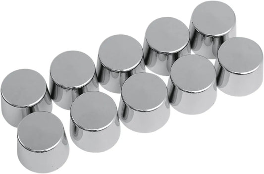 DRAG SPECIALTIES Bolt Covers 1/2" 10-Pack krom bild 1 PMMEDIA:a26b20d8d7fce055