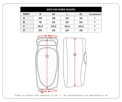 Ufo Youth M33 Knee Guards Knäskydd bild 5 PMMEDIA:168b0a81aa628b5e