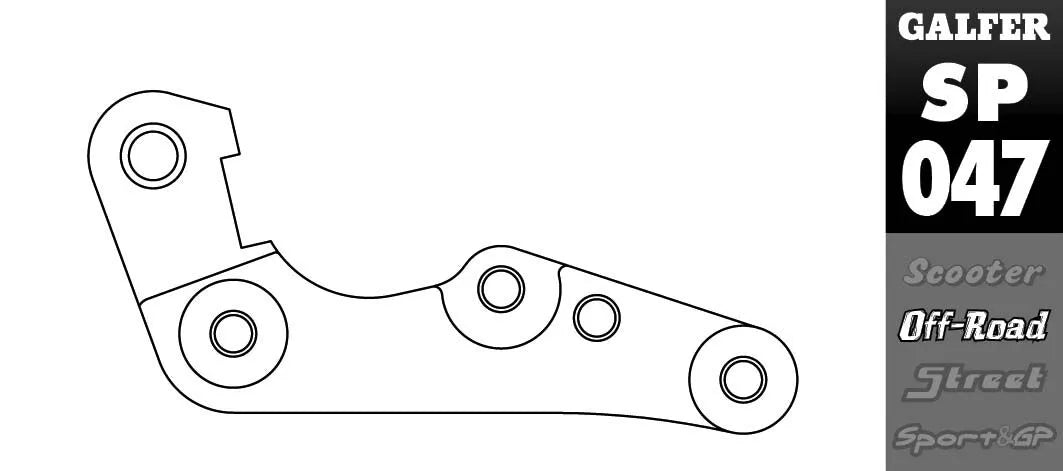 GALFER Bromsoksfäste för Oversize Bromsskivor bild 1 PMMEDIA:5645906bc37eb4b1
