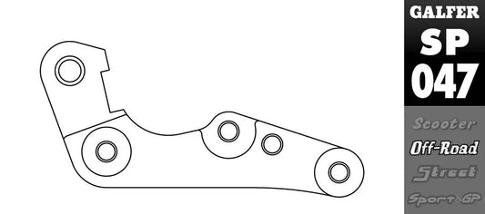 GALFER Bromsoksfäste för Oversize Bromsskivor bild 1 PMMEDIA:5645906bc37eb4b1