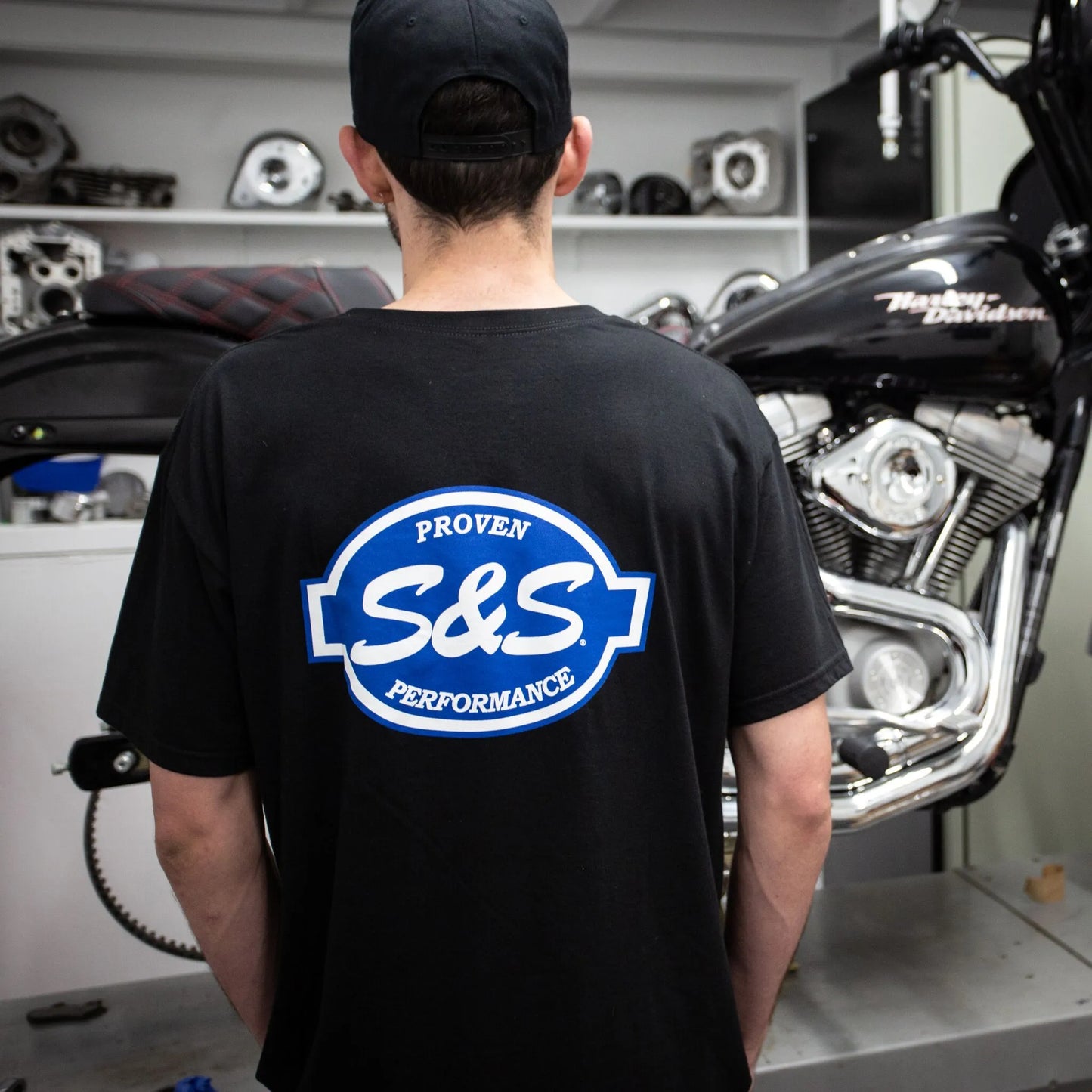 S&S CYCLE Classic Pocket T-Shirt Svart bild 3 PMMEDIA:6d8c4989e3c37c1d