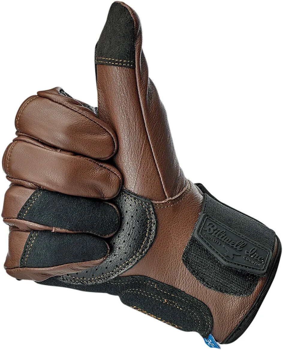 BILTWELL Belden Handskar Choklad XS bild 8 PMMEDIA:c2038a84657329f8