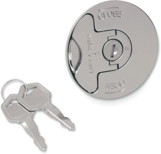 DRAG SPECIALTIES Flänsmonterad Låsbar Tanklock bild 1 PMMEDIA:fcf12cd57582fc30