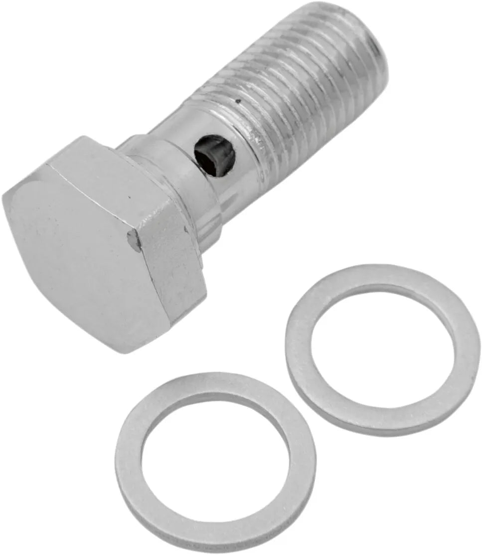 Drag Specialties Universal Chrome Steel Banjo Bolt Tillbehör bromsledningar bild 4 PMMEDIA:efe9c1ae27e6470d