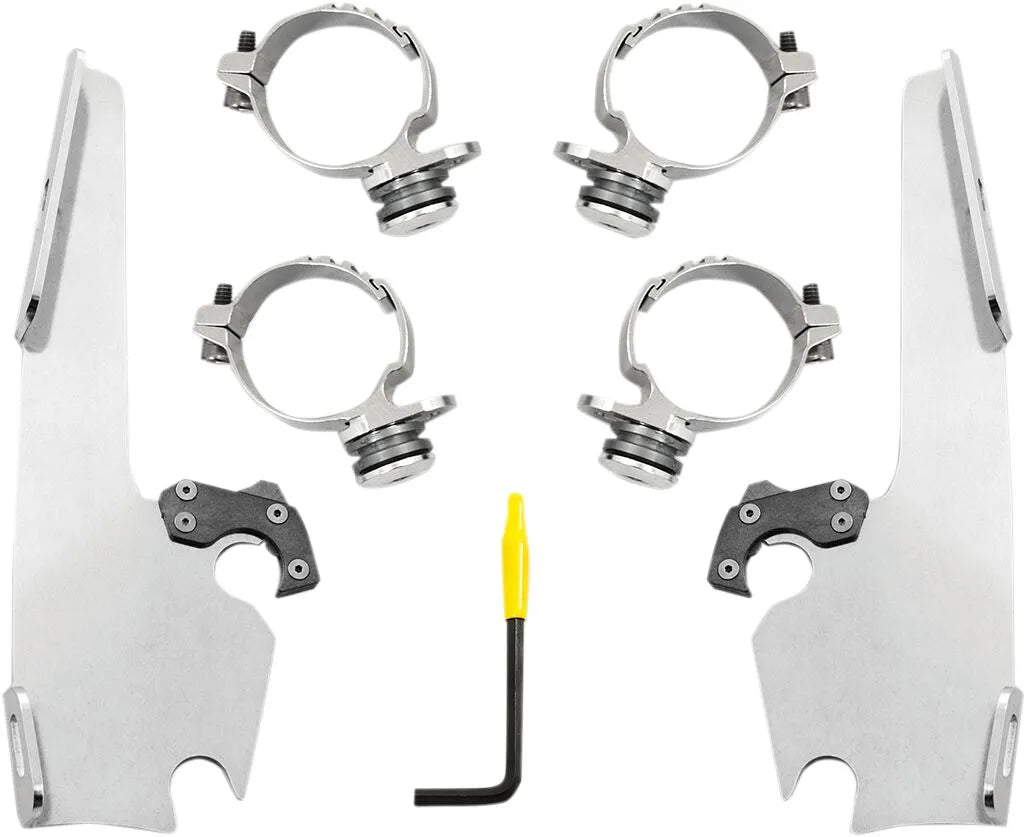 Memphis Shades Hd Fats/Slim Windshield Trigger-Lock Complete Mount Kit Fästdelar & kit för vindrutor bild 19 PMMEDIA:097c5cbc6f1cf772