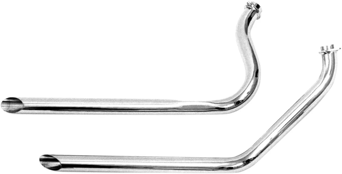 Paughco 1-3/4" Dual Slash-Cut Drag Pipes Kompletta avgassystem Harley bild 4 PMMEDIA:92f5fbe3976ce3ff