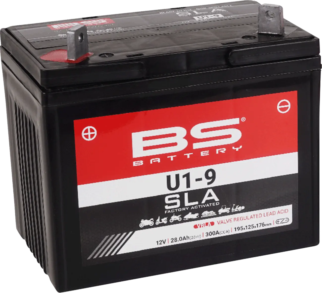 BS BATTERY U1-9 SLA Underhållsfritt AGM-batteri bild 1 PMMEDIA:5c2215887309bf31