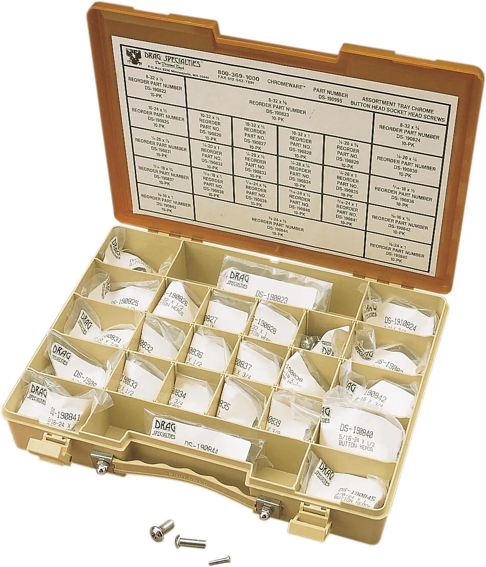 DRAG SPECIALTIES Skruvset med knapphuvud bild 1 PMMEDIA:2b630ce9c2044389