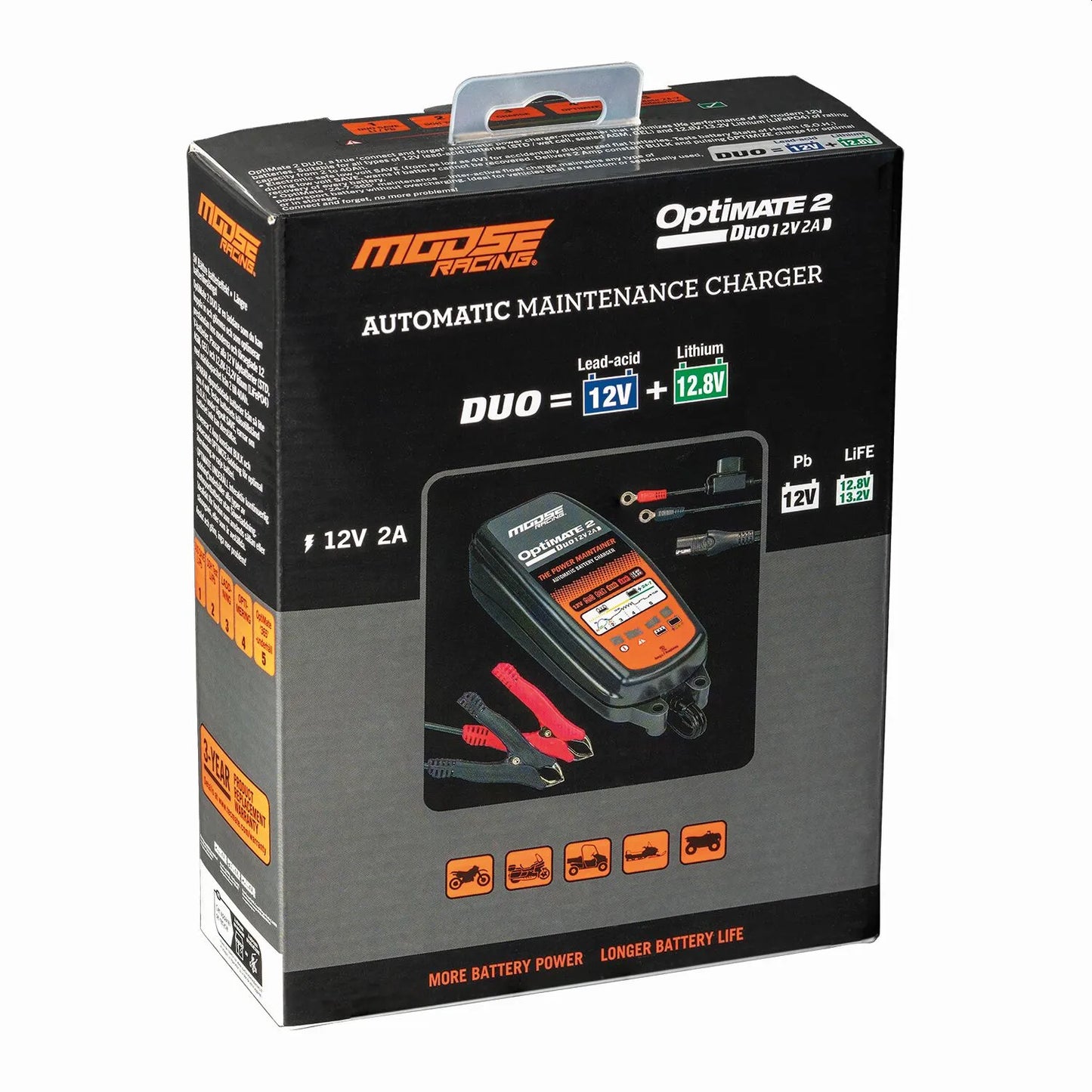 MOOSE OFFROAD HARD-PARTS OPTIMATE 2 DUO EU Batteriladdare bild 3 PMMEDIA:aa184a3c22476140
