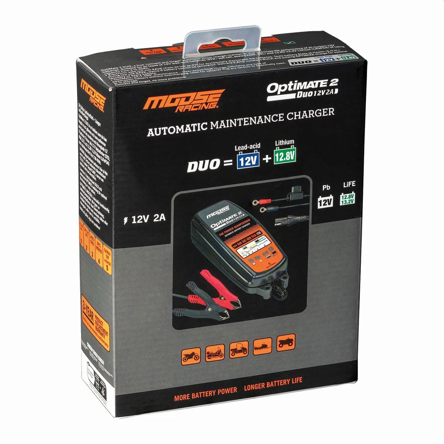 MOOSE OFFROAD HARD-PARTS OPTIMATE 2 DUO EU Batteriladdare bild 3 PMMEDIA:aa184a3c22476140