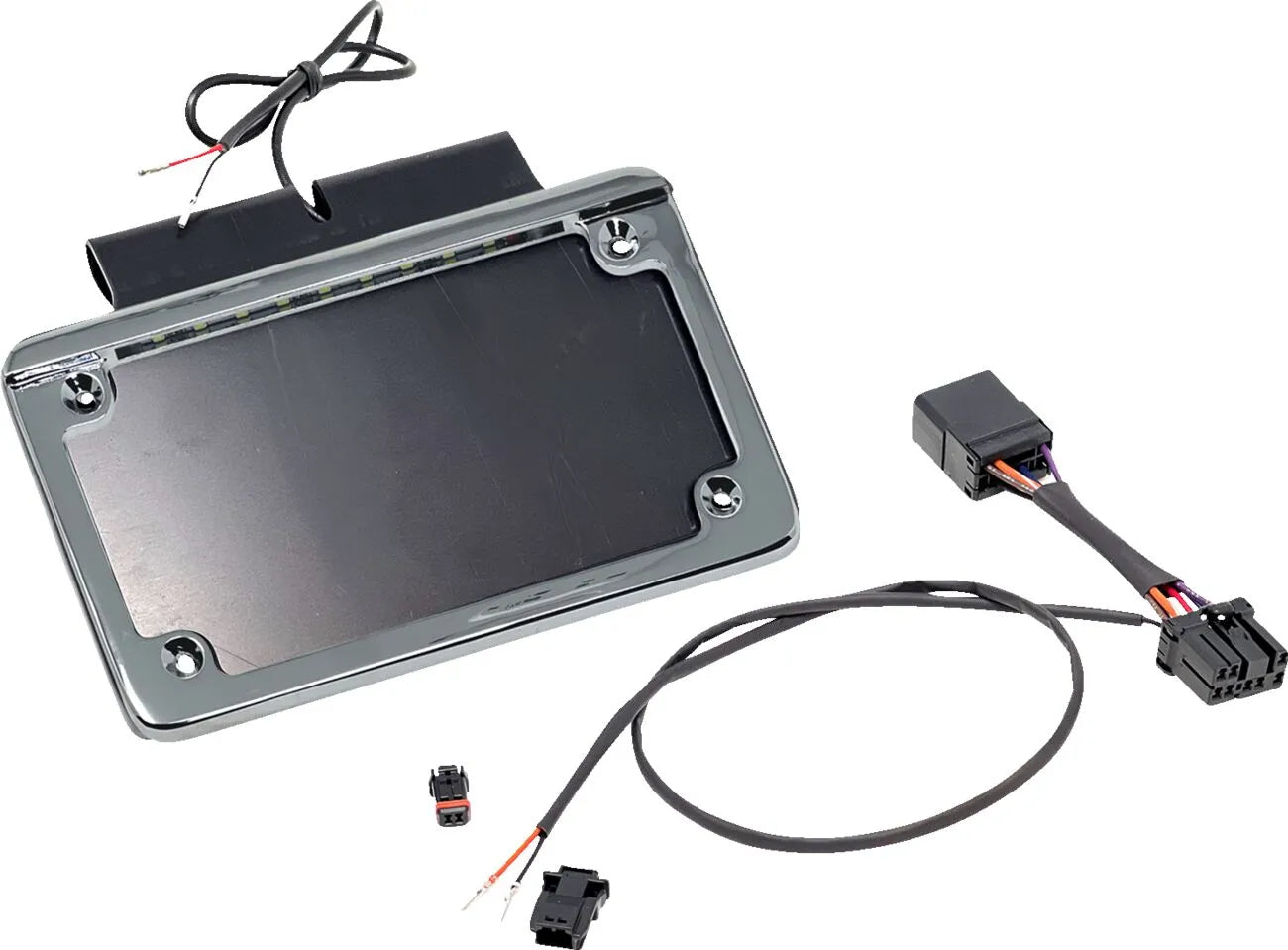 NAMZ LED Belyst Nummerplåtsram för Harley Davidson 97 FLHR bild 1 PMMEDIA:5341872ac3559bda
