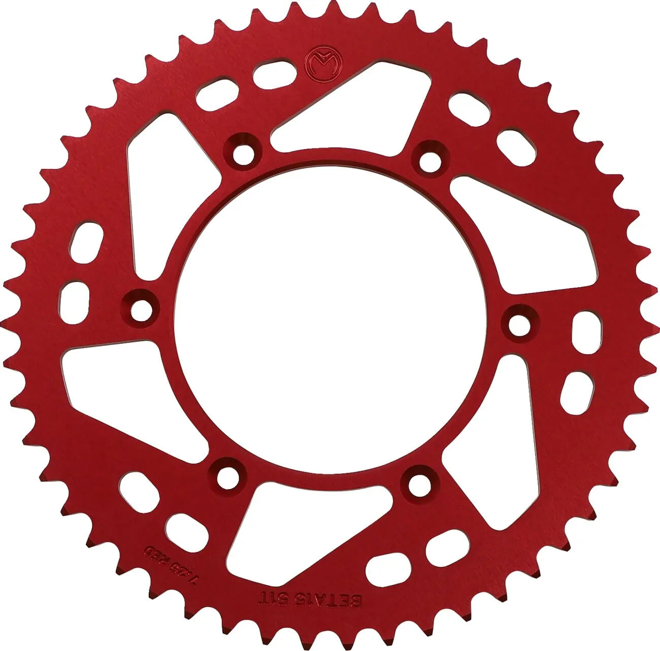MOOSE OFFROAD HARD-PARTS Bakre Aluminiumkedjehjul 51T Röd bild 1 PMMEDIA:5aa9bc63622b0a4f