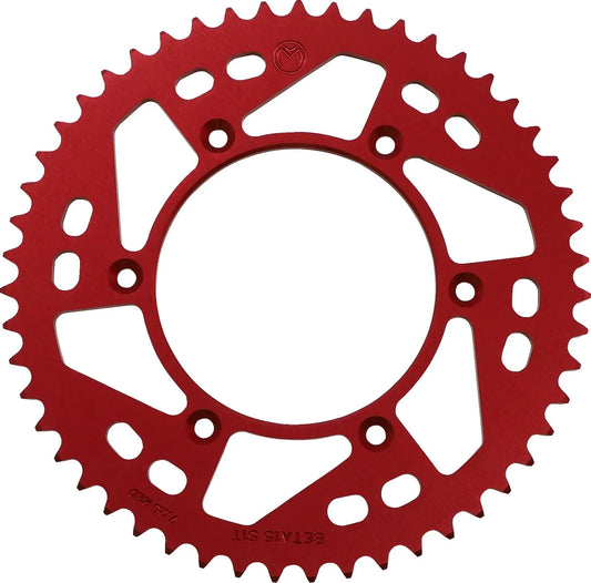 MOOSE OFFROAD HARD-PARTS Bakre Aluminiumkedjehjul 51T Röd bild 1 PMMEDIA:5aa9bc63622b0a4f