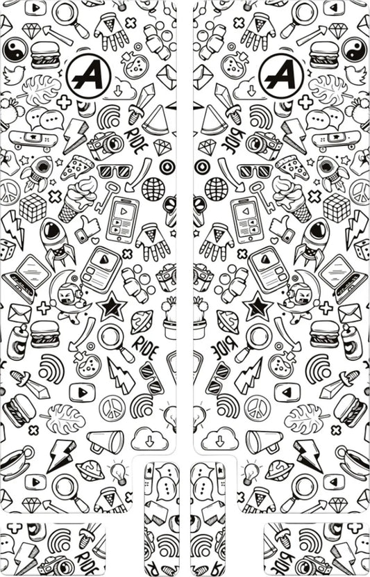 ALGIS Fork Decal Svart Blank bild 1 PMMEDIA:2d7167ca00435226