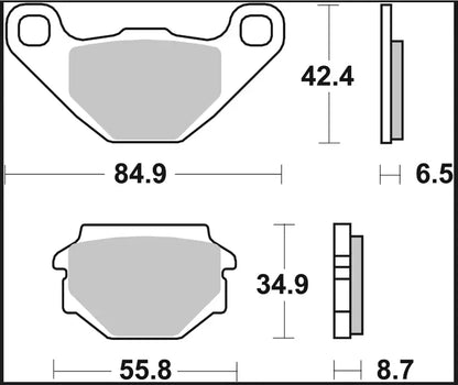 BREMBO Bromsbelägg Carbon Ceramic Prime Line bild 3 PMMEDIA:f68412463de3de10