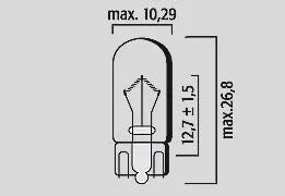 FLOSSER Glödlampor 12V 5W T10 W2,1x9,5D 10-pack bild 2 PMMEDIA:dae0844cacf4cf76