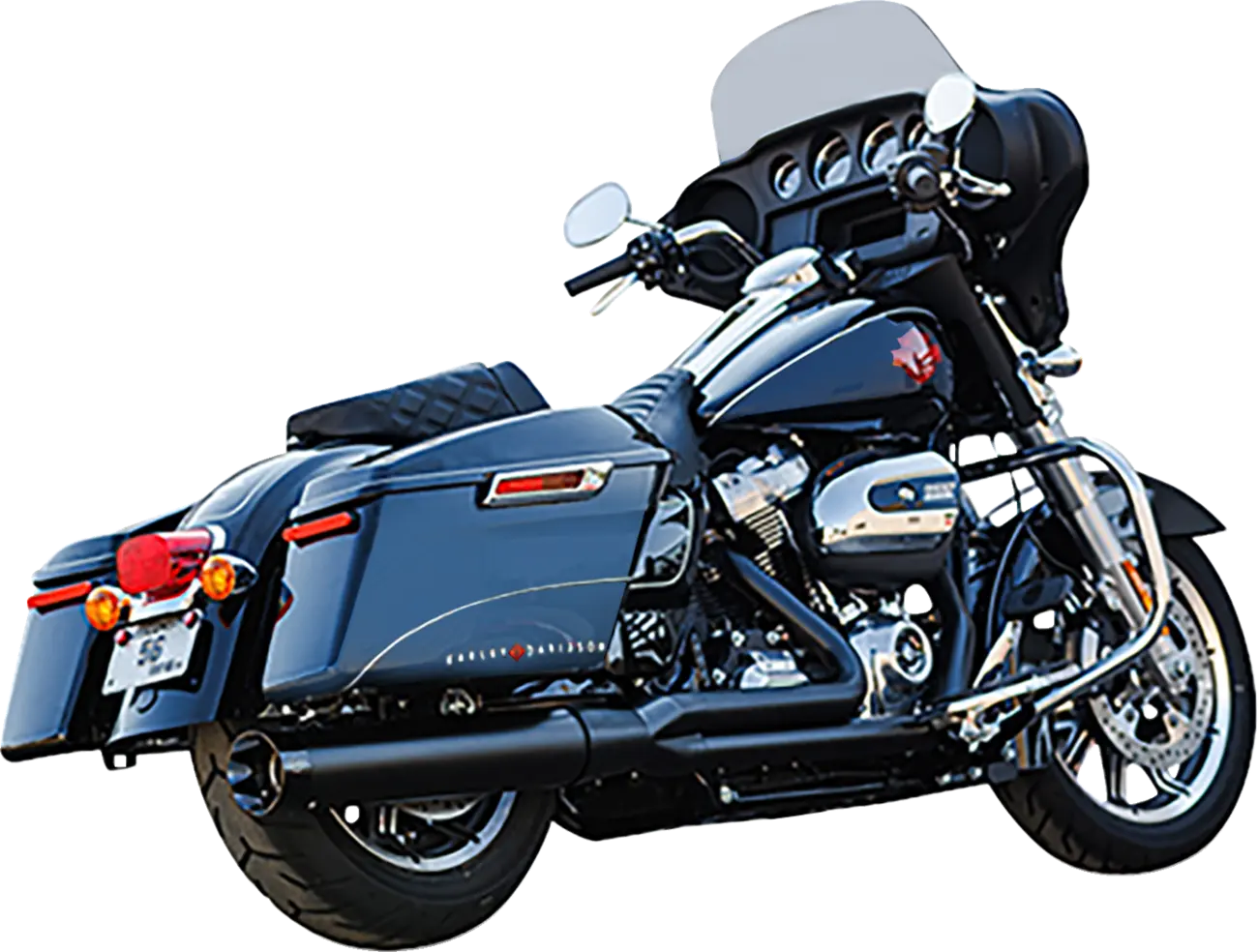 S S Cycle 2-into-1 Sidewinder® Exhaust System Kompletta avgassystem Harley bild 3 PMMEDIA:0791c8e9476bc1f5