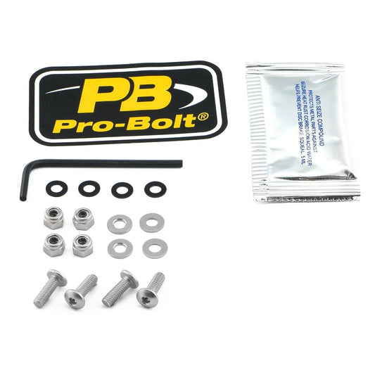 PRO BOLT Aluminium Screen Bolt Kit Silver bild 1 PMMEDIA:decbb1159b391f79