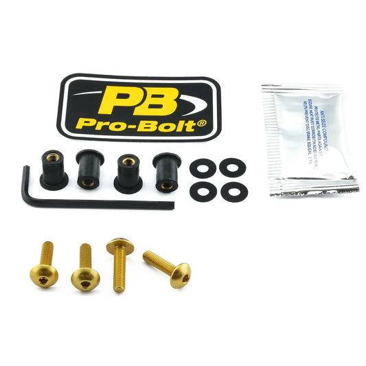 PRO BOLT Aluminium Skruvkit för Vindruta bild 1 PMMEDIA:f5e93ae354cfdfac