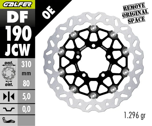 GALFER BRAKE ROTOR FLOATECH WAVE Fram bild 1 PMMEDIA:cdbcbe708323cc39