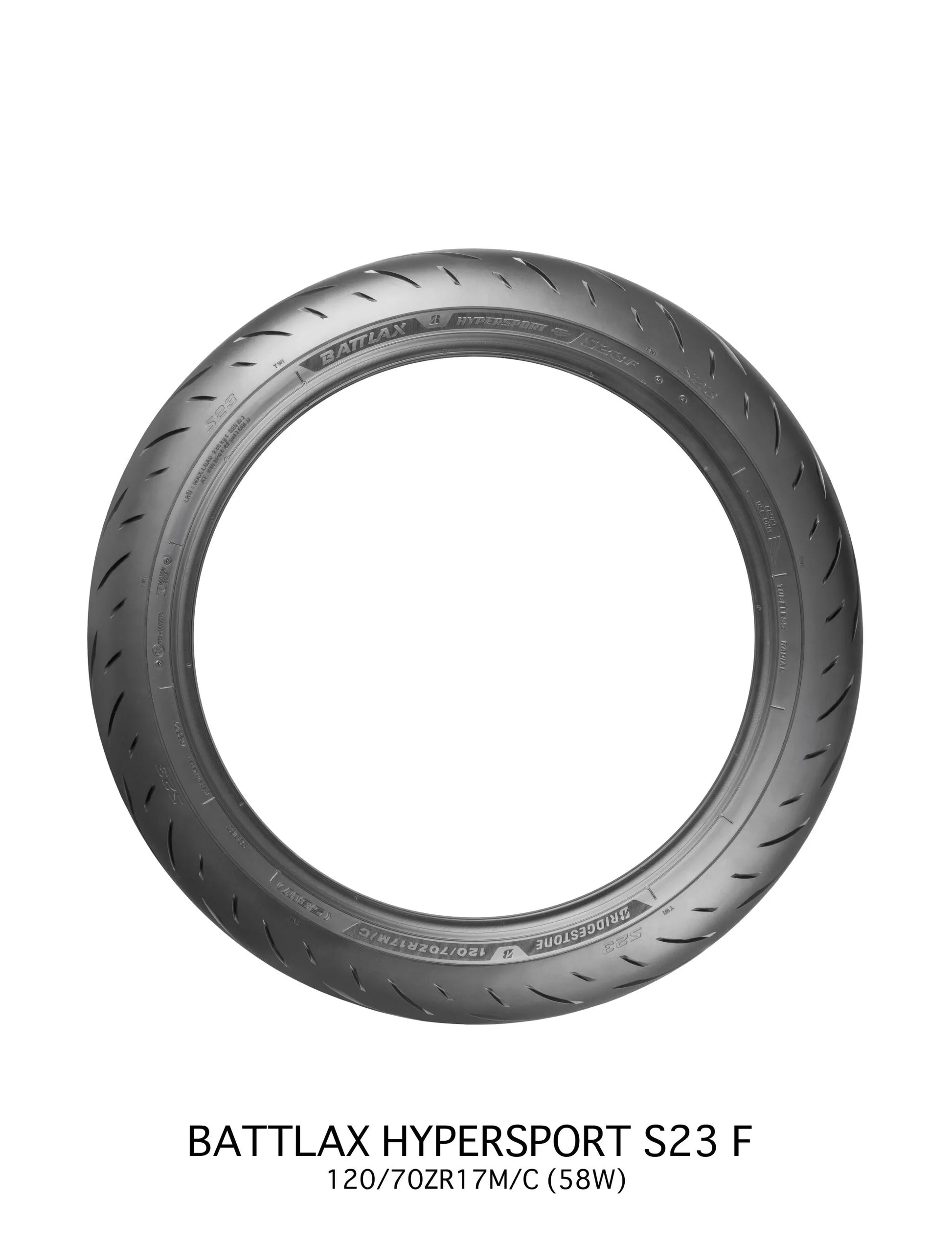 BRIDGESTONE Battlax Hypersport S23 120/70ZR17 (58W) Framdäck bild 3 PMMEDIA:879f75eaaeb8c8e0