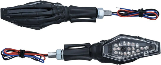 KURYAKYN Blå/Svart Blinkers Skeleton ECE bild 1 PMMEDIA:2ea387ad0f7ac34e