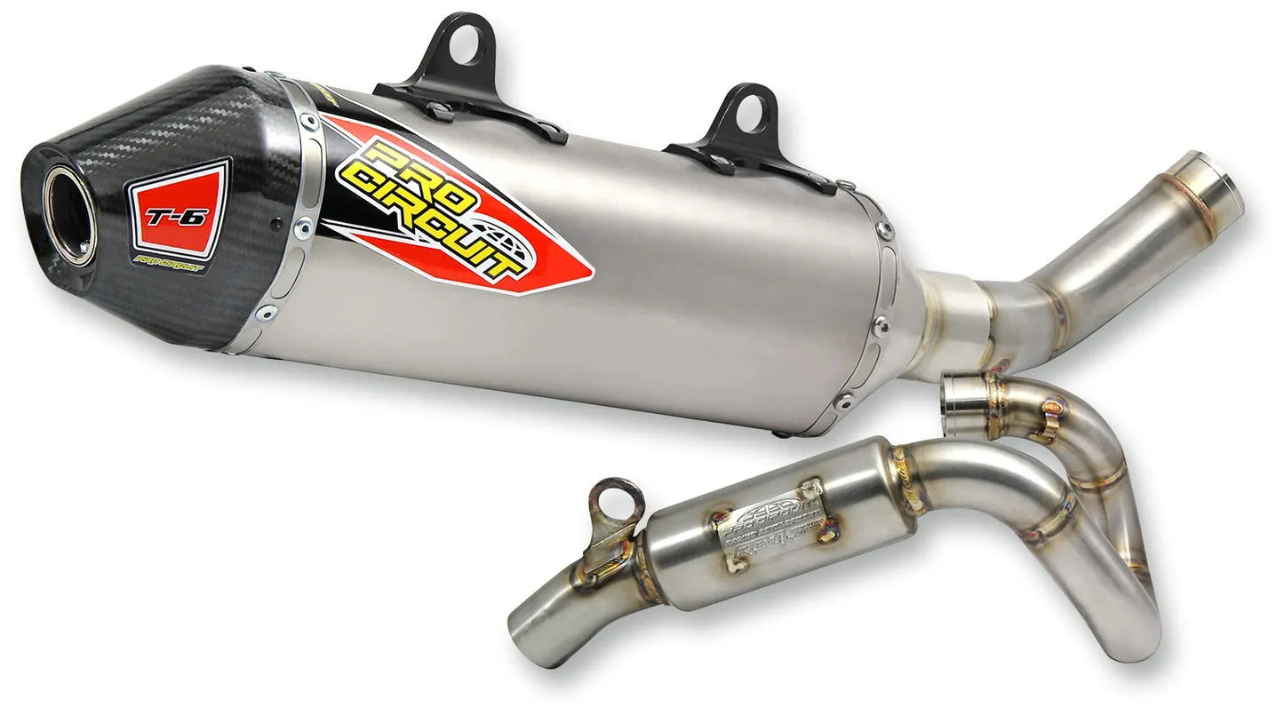 PRO CIRCUIT T-6 Euro Avgasystem SS/TI/CF KTM 250 bild 1 PMMEDIA:1352e05f8b76a38d