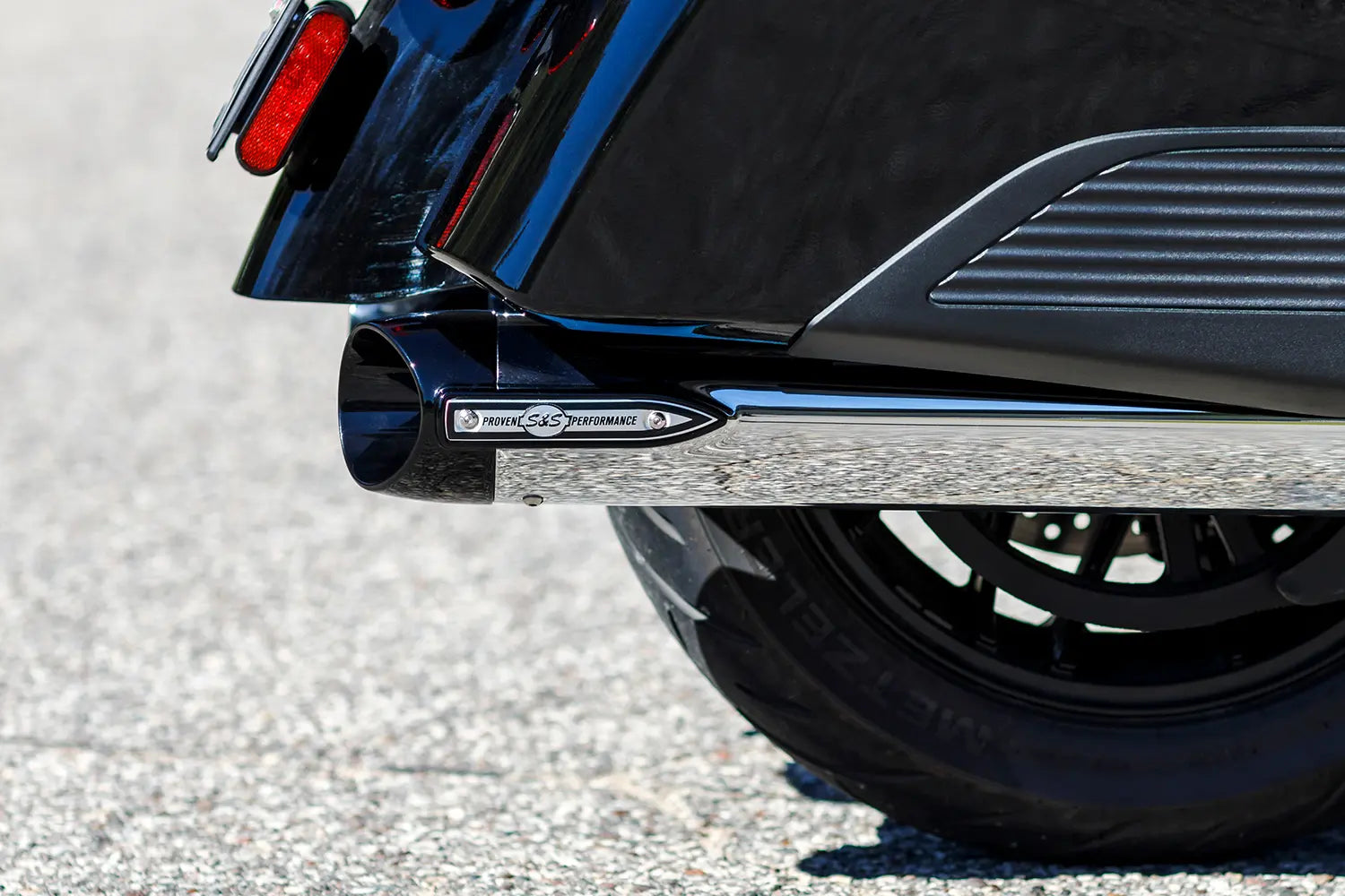 S S Cycle 4" Broadhead Slip-On Mufflers Ljuddämpare Harley bild 14 PMMEDIA:411708de8cb4fa92
