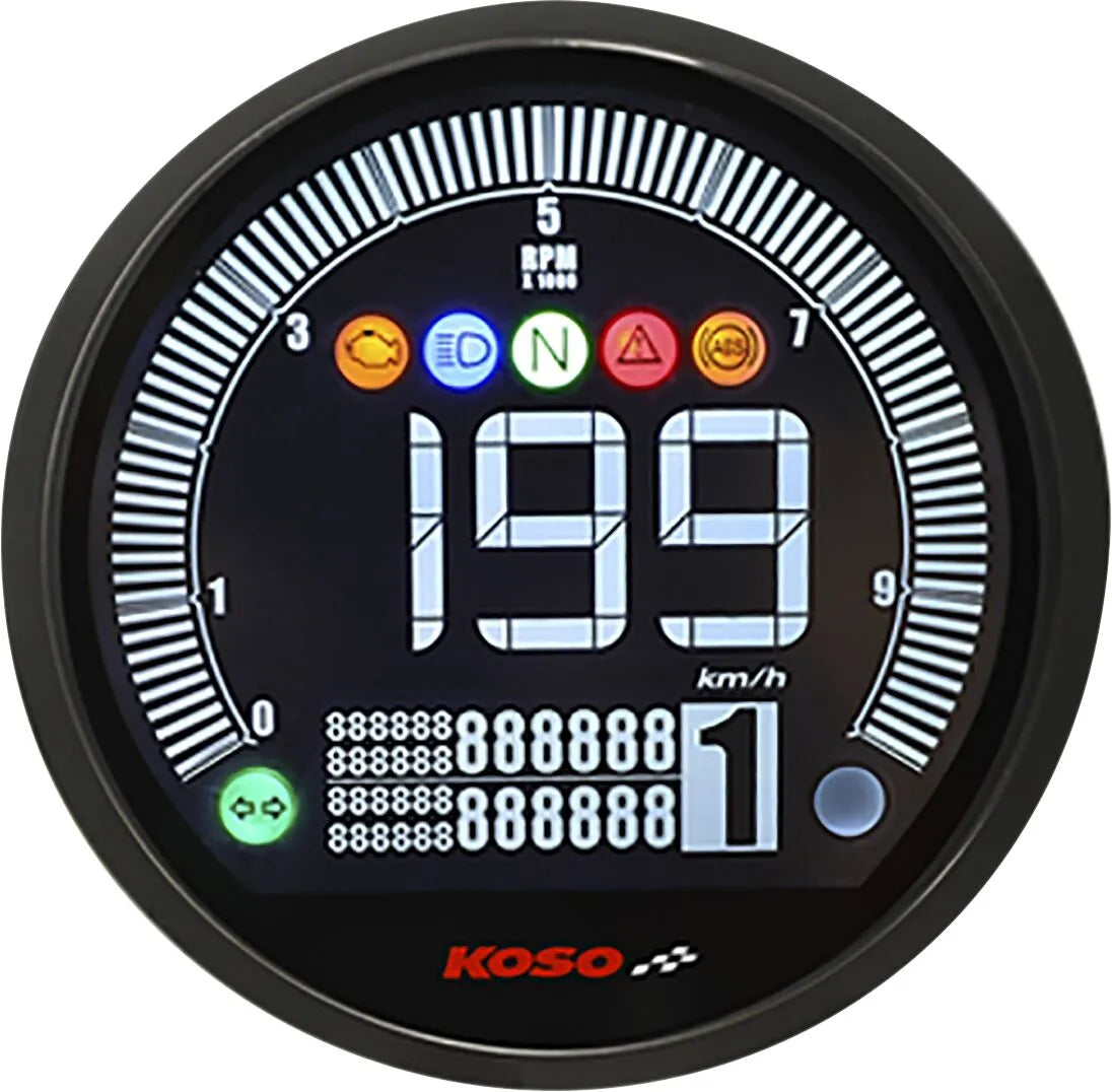 KOSO NORTH AMERICA DL-04 Multifunktionsmätare för BMW R NINE T bild 1 PMMEDIA:9b2a1e794fa1bb8e