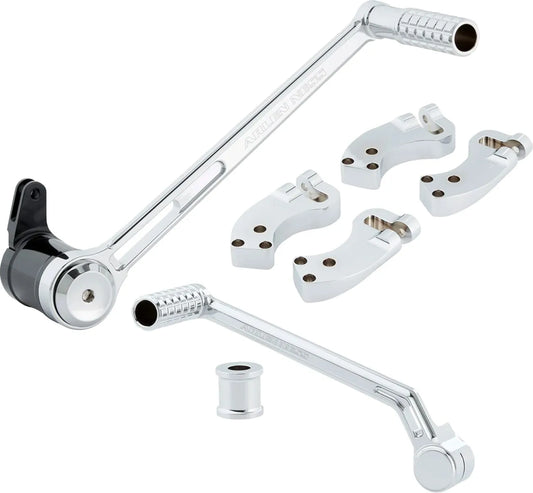Arlen Ness Extended Foot Control Kit Bakre fotstöd motorcykel bild 2 PMMEDIA:e2e345ef3bc147e5