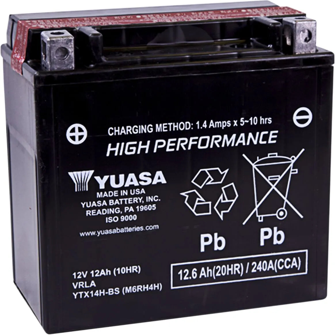 Yuasa High Performance AGM Maintenance-Free Battery Batterier bild 1 PMMEDIA:34adbd1f3e32703e