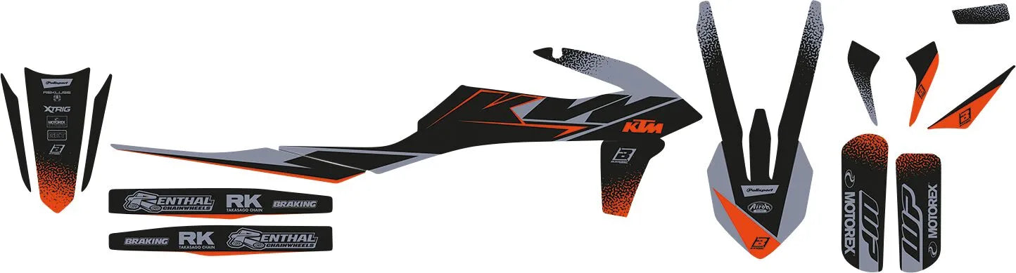 BLACKBIRD RACING Graphic Kit Mat Svart för KTM bild 3 PMMEDIA:9558064a1ffee858