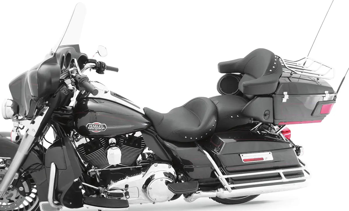 Mustang Super Touring 2-Up Vinyl Seat Sadlar Harley Touring bild 4 PMMEDIA:548befe8cd4d7076