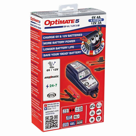 TECMATE OptiMate 5 6V/12V Batteriladdare bild 3 PMMEDIA:6ccfecc5c778f085