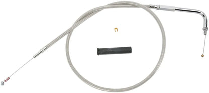 Drag Specialties Stainless Braided Idle Cable Tomgångskablar bild 11 PMMEDIA:bc9bea2579b520aa