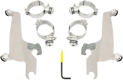 Memphis Shades Metric No-Tool Trigger-Lock Mount Kit for Sportshield Fästdelar & kit för vindrutor bild 11 PMMEDIA:fc3b6800090c64bb