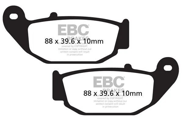 EBC FA Series Organiska Bromsbelägg Bak bild 1 PMMEDIA:60a490e2bab25051