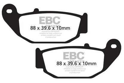 EBC FA Series Organiska Bromsbelägg Bak bild 1 PMMEDIA:60a490e2bab25051